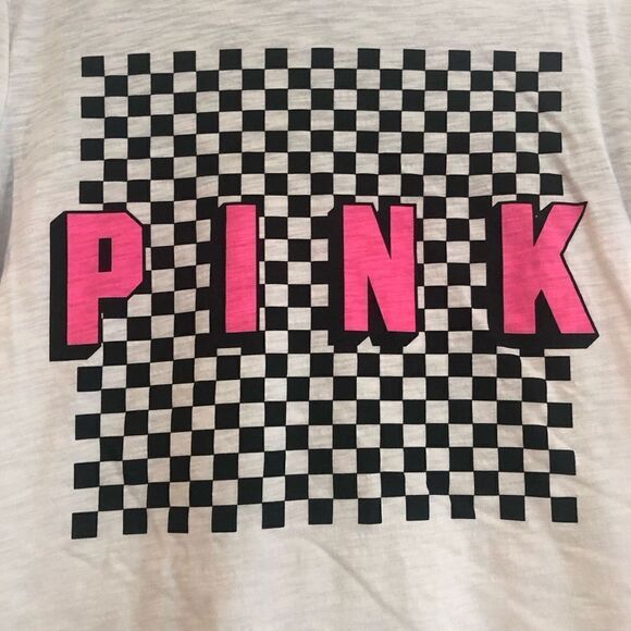 PINK Victoria Secrete Totally 80s Retro Tee Shirt Size Small - Picture 2 of 14